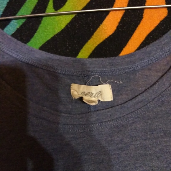 Blue Aero Crop Top - Picture 2 of 2